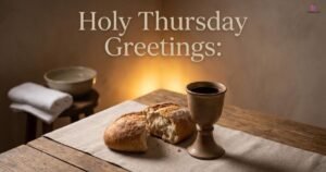 Holy Thursday Greetings