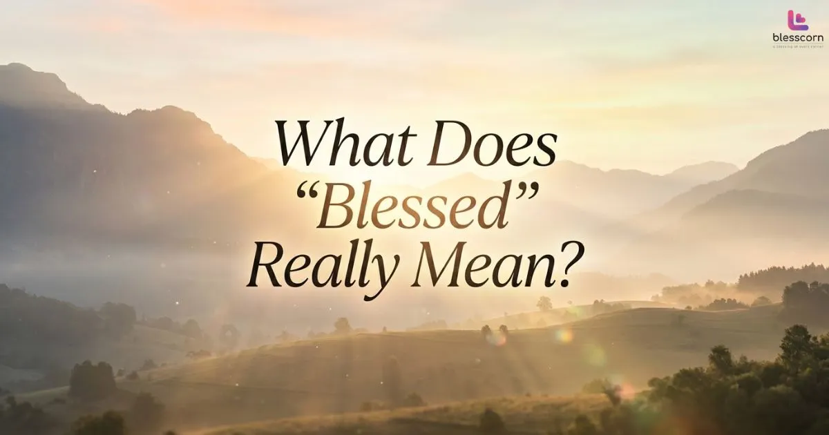 What Does Blessed Really Mean